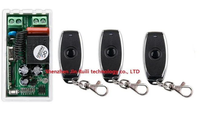 latest AC 220 V 1CH Wireless Remote Control Switch System 1pcs Receiver + 3pcs one-button metal Remote 315mhz/433mhz
latest AC 220 V 1CH Wireless Remote Control Switch System 1pcs Receiver + 3pcs one-button metal Remote 315mhz/433mhz