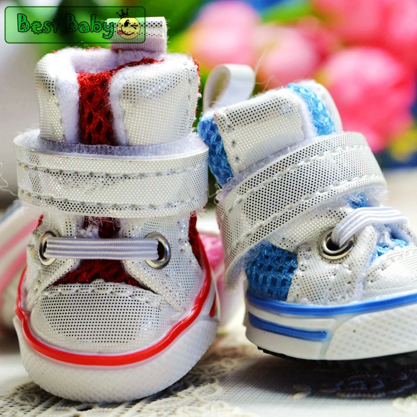 For 4pcs/set Casual Dog Shoes For Small Dogs Puppy Breathable Pink/Blue/Red PU Pitbulls Yorkie Poddle Cat Grooming Boots
For 4pcs/set Casual Dog Shoes For Small Dogs Puppy Breathable Pink/Blue/Red PU Pitbulls Yorkie Poddle Cat Grooming Boots