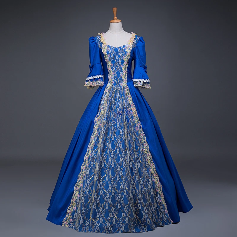 Women's Medieval Renaissance Rococo Dresses Gothic Fairy Princess Brocade Ball Gown Period Gothic Dress Clothing 
Women's Medieval Renaissance Rococo Dresses Gothic Fairy Princess Brocade Ball Gown Period Gothic Dress Clothing