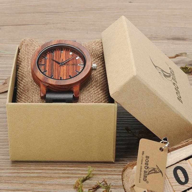 BOBO BIRD M05 Natural Rose Sandal Wooden Quartz Analog Watch For Men Luxury Brand Lightweight For Environmental in Gift Box
BOBO BIRD M05 Natural Rose Sandal Wooden Quartz Analog Watch For Men Luxury Brand Lightweight For Environmental in Gift Box