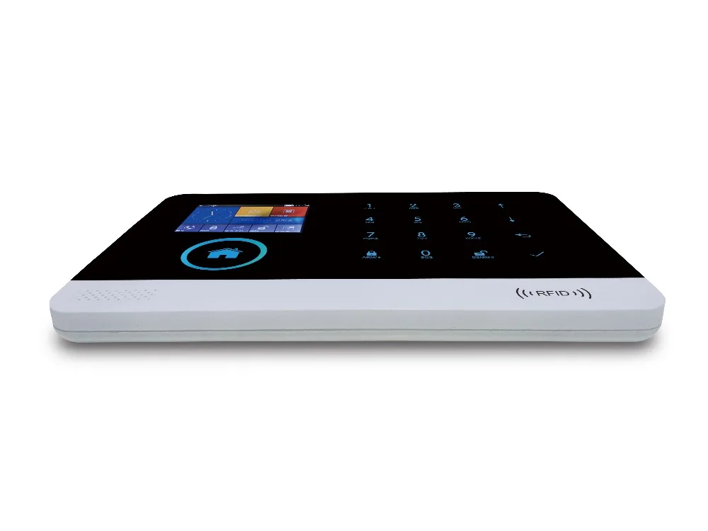 

SmartYIBA Wireless GSM WIFI Portable Auto Dialer DIY Home Alarm System With IP Camera Smoke Fire Detector Glass Break Sensor APP
