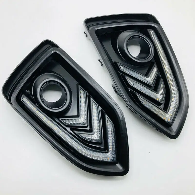 2Pcs LED DRL Daytime Running Lights Fog light Driving Bumper Fit For Hyundai Accent 2017-2018
2Pcs LED DRL Daytime Running Lights Fog light Driving Bumper Fit For Hyundai Accent 2017-2018
