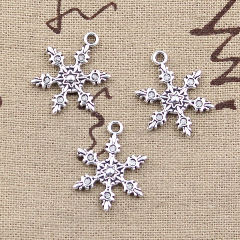 30pcs Charms Snow Snowflake 23x17mm Antique Bronze Silver Color Pendants Making DIY Handmade Tibetan Bronze Silver Color Jewelry
30pcs Charms Snow Snowflake 23x17mm Antique Bronze Silver Color Pendants Making DIY Handmade Tibetan Bronze Silver Color Jewelry
