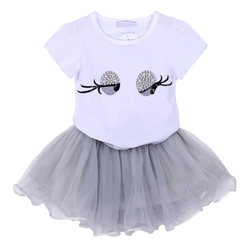 Girls Kids Two Piece Cartoon Bow T-shirt Gauze Skirt Girl Outfit Summer Clothes AN88
Girls Kids Two Piece Cartoon Bow T-shirt Gauze Skirt Girl Outfit Summer Clothes AN88