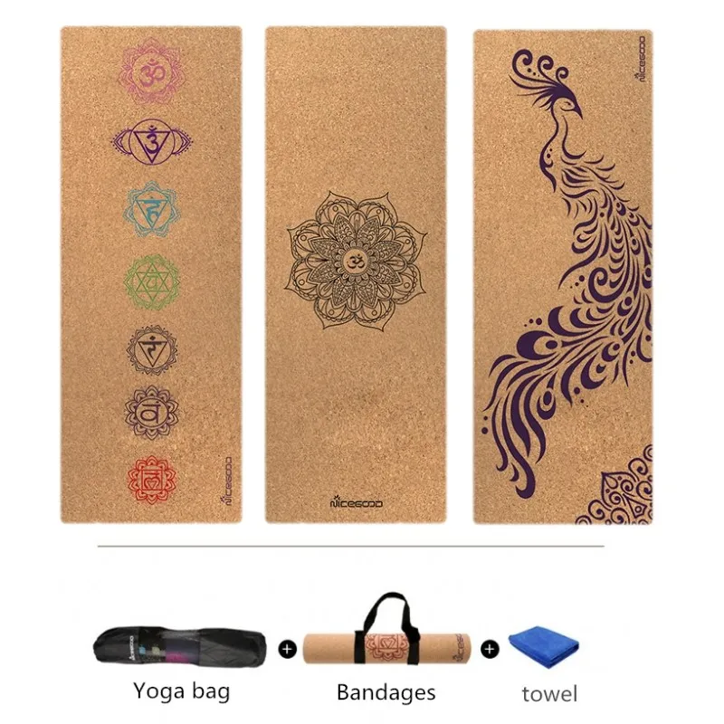 New Cork Natural Rubber Yoga Mat Eco-Friendly Non Slip Pilates Mat Tapis Yoga Gym Fitness Exercise Mats Gym Mat 183cm *61cm*3mm
New Cork Natural Rubber Yoga Mat Eco-Friendly Non Slip Pilates Mat Tapis Yoga Gym Fitness Exercise Mats Gym Mat 183cm *61cm*3mm