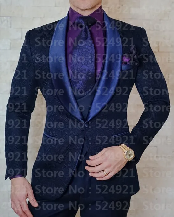 Newest Groomsmen One Button Groom Tuxedos shawl Lapel Men Suits Wedding Best Man Blazer ( Jacket+Pants+Tie+Vest ) C171
Newest Groomsmen One Button Groom Tuxedos shawl Lapel Men Suits Wedding Best Man Blazer ( Jacket+Pants+Tie+Vest ) C171