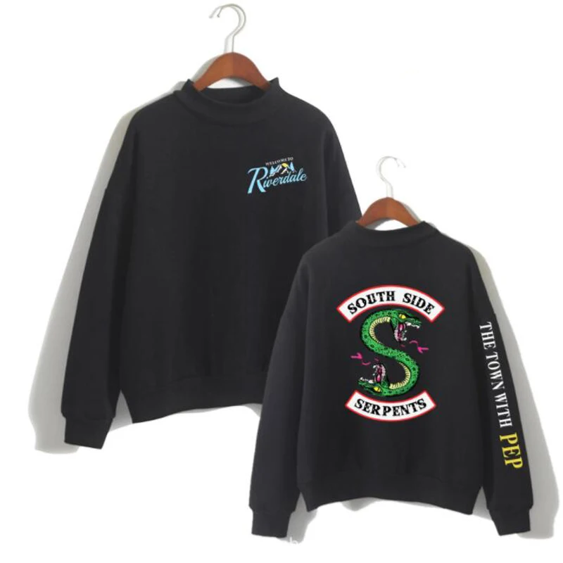 Men's Hoodie Long Sleeve Fleece Turtleneck Sweatshirt 2018 Riverdale southside serpents Oversized Hoodies Male Poleron Hombre
Men's Hoodie Long Sleeve Fleece Turtleneck Sweatshirt 2018 Riverdale southside serpents Oversized Hoodies Male Poleron Hombre