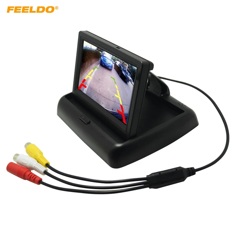 FEELDO 4.3inch foldable TFT LCD Digital Car Rearview Monitor For Reversing Backup Camera DVD VCR #3799
FEELDO 4.3inch foldable TFT LCD Digital Car Rearview Monitor For Reversing Backup Camera DVD VCR #3799