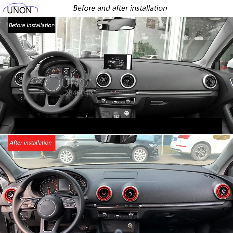 Car styling interior accessories For Audi A3 8V instrument desk air-conditioning outlet stainless steel decorative Auto stickers
Car styling interior accessories For Audi A3 8V instrument desk air-conditioning outlet stainless steel decorative Auto stickers