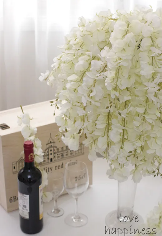 20PCS Artificial Silk Wisteria Flower For DIY Wedding Arch Square Rattan Simulation Flowers Wall Hanging Basket Can Be Extension
20PCS Artificial Silk Wisteria Flower For DIY Wedding Arch Square Rattan Simulation Flowers Wall Hanging Basket Can Be Extension
