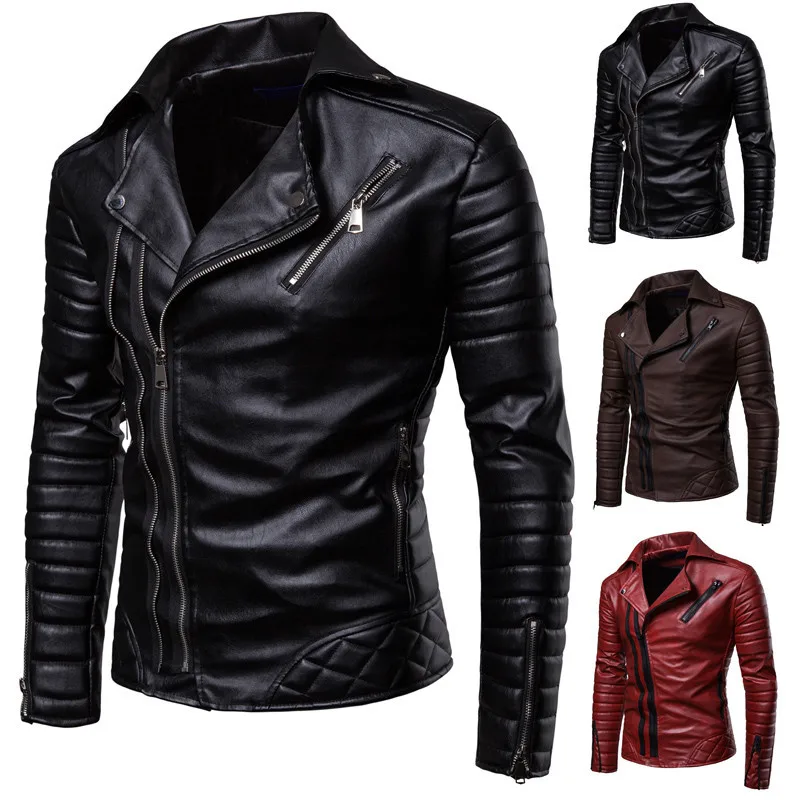 New Men's Fashion Casual Long Sleeved Motorcycle Fur Leather Jacket Slim Fit Mens Winter Coats PU Material Moto Leather Jacket
New Men's Fashion Casual Long Sleeved Motorcycle Fur Leather Jacket Slim Fit Mens Winter Coats PU Material Moto Leather Jacket