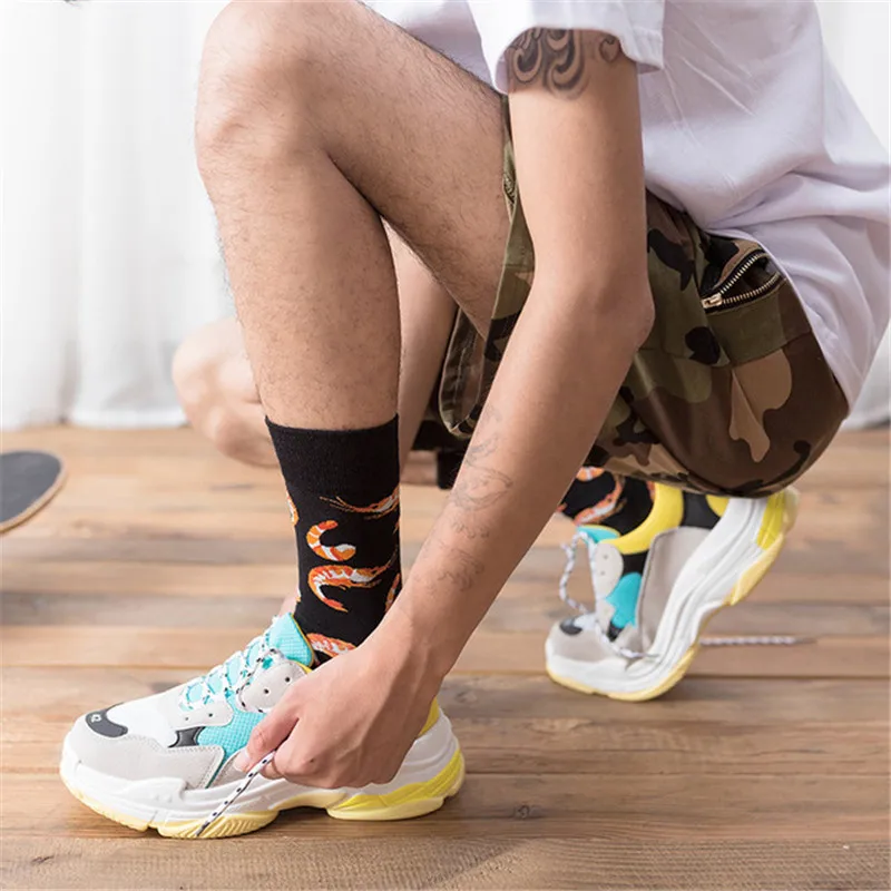 Pop Fashion Men Novelty Seafood Pattern Socks Hip Hop Hosiery Soft Cotton Cartoon Plant Unisex Skateboard Socks Long Warm Dress
Pop Fashion Men Novelty Seafood Pattern Socks Hip Hop Hosiery Soft Cotton Cartoon Plant Unisex Skateboard Socks Long Warm Dress