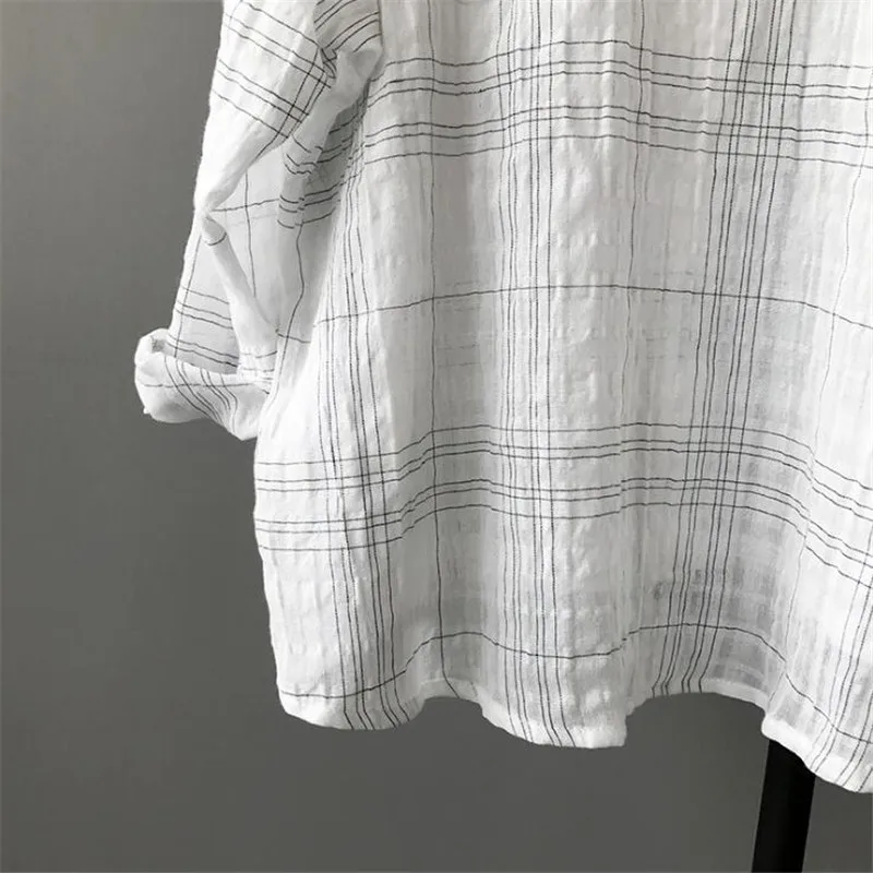 High quality Loose Plaid Women Blouse Shirt Spring Woman Blouses Boyfriend style Lady Elegant Tops Large Casual Chiffon Blusas
High quality Loose Plaid Women Blouse Shirt Spring Woman Blouses Boyfriend style Lady Elegant Tops Large Casual Chiffon Blusas