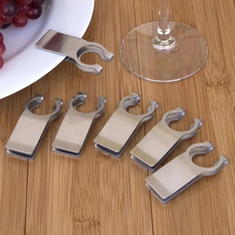 Stainless Steel Stemware Plate Clips - Pack of 6 | Buffet Maid, Buffet Clips | Hands Free Wine Glass Holder
Stainless Steel Stemware Plate Clips - Pack of 6 | Buffet Maid, Buffet Clips | Hands Free Wine Glass Holder