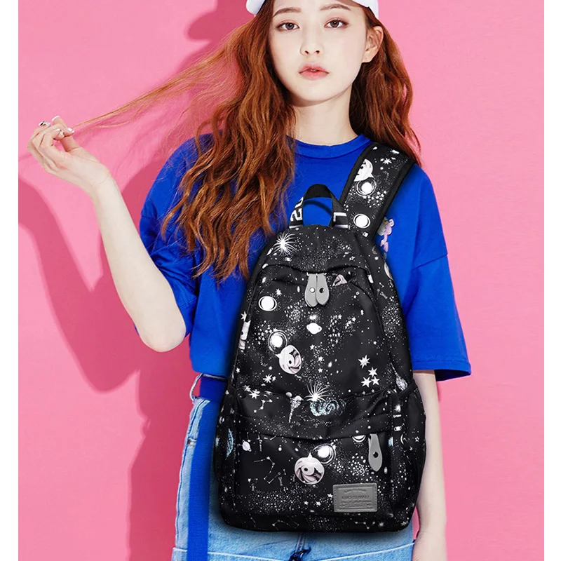 2019 summer new ladies star backpack students wild canvas bag fashion leisure travel bagLDW142
2019 summer new ladies star backpack students wild canvas bag fashion leisure travel bagLDW142