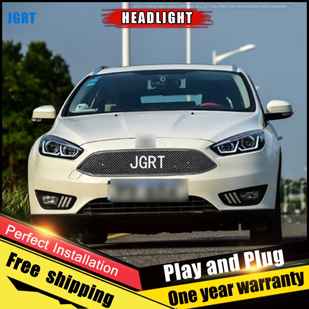 2PCS Car Style LED headlights for Ford Focus 2015 for Focus head lamp LED DRL Lens Double Beam H7 HID Xenon bi xenon lens
2PCS Car Style LED headlights for Ford Focus 2015 for Focus head lamp LED DRL Lens Double Beam H7 HID Xenon bi xenon lens