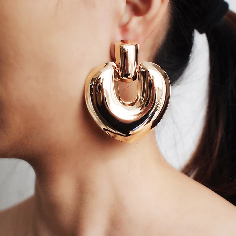 Copper Hoop Earrings Jewelry Punk Statement Earrings For Women Earrings 2019 Brincos Wholesale Gift
Copper Hoop Earrings Jewelry Punk Statement Earrings For Women Earrings 2019 Brincos Wholesale Gift