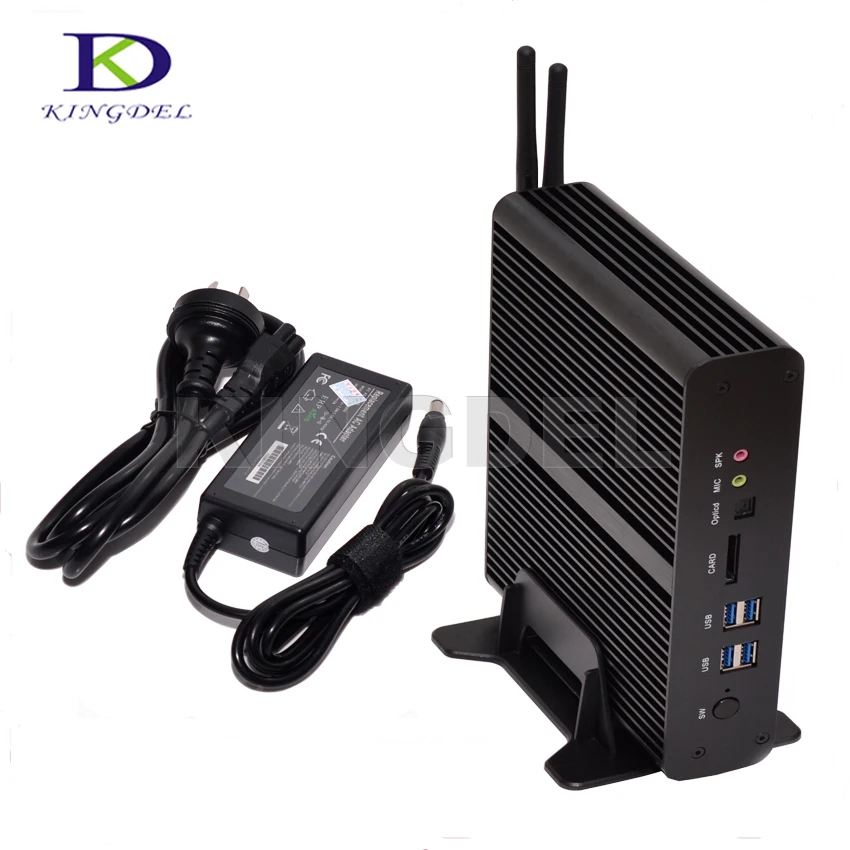 Kingdel Fanless Micro PC Mini Computer ( Intel 4th Generation i7 Haswell CPU,16GB RAM,128GB SSD,Windows 10 Pro)
Kingdel Fanless Micro PC Mini Computer ( Intel 4th Generation i7 Haswell CPU,16GB RAM,128GB SSD,Windows 10 Pro)