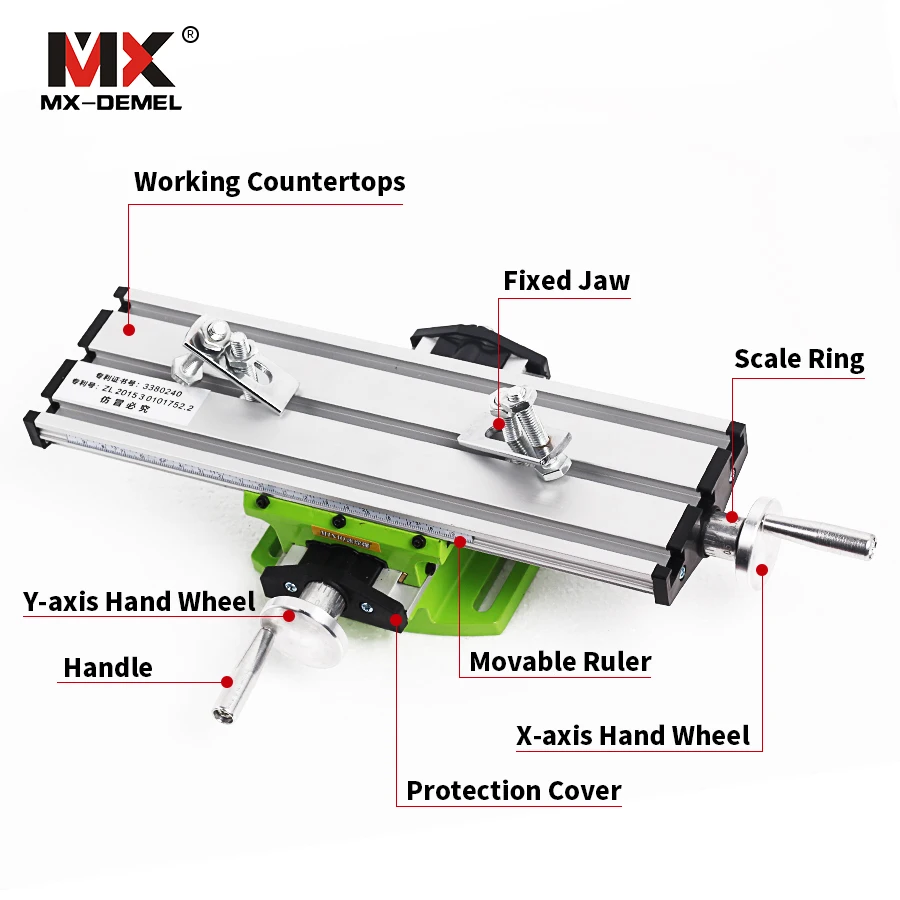 Miniature Precision Multifunction Milling Machine Bench Drill Vise Fixture Worktable X Y-Axis Adjustment Coordinate Table Drill
Miniature Precision Multifunction Milling Machine Bench Drill Vise Fixture Worktable X Y-Axis Adjustment Coordinate Table Drill