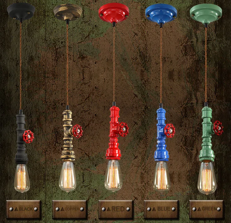 Vintage E27 Loft Retro Industrial Hemp Rope Wrought Rustic Iron Water Pipe Pendant Lamp Cord Droplight Hanging Light for bedroom
Vintage E27 Loft Retro Industrial Hemp Rope Wrought Rustic Iron Water Pipe Pendant Lamp Cord Droplight Hanging Light for bedroom