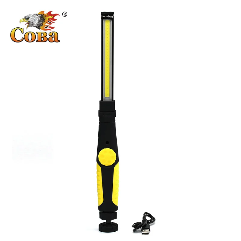 Coba led portable work light rechargeable usb work lamp flash torch lantena with magnet rotary switch waterproof
Coba led portable work light rechargeable usb work lamp flash torch lantena with magnet rotary switch waterproof