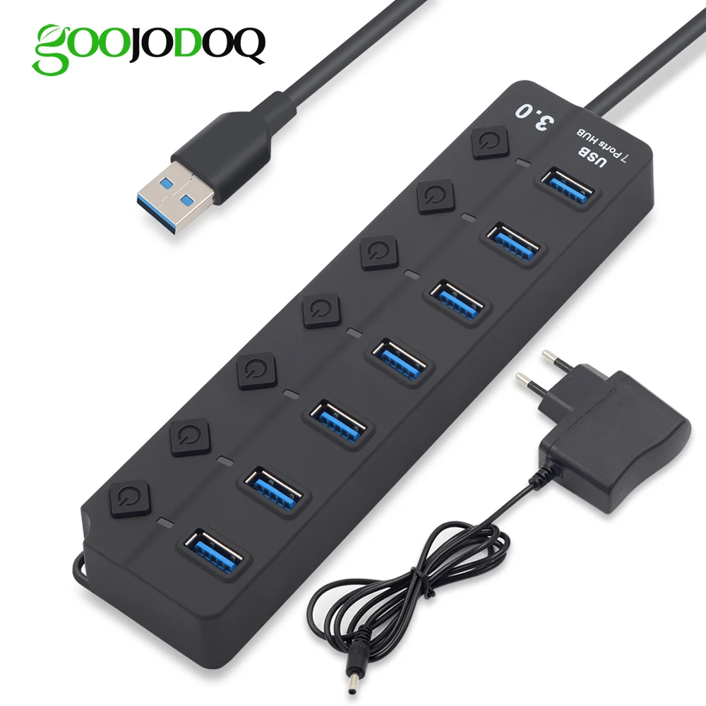 Концентратор USB 3 0 4/7 портов Суперскоростной usb-концентратор для передачи данных с