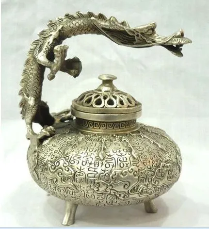 christmas decorations for home+ Rare Tibet Silver Dragon Letter Exquisite Incense Censer Free Shipping
christmas decorations for home+ Rare Tibet Silver Dragon Letter Exquisite Incense Censer Free Shipping