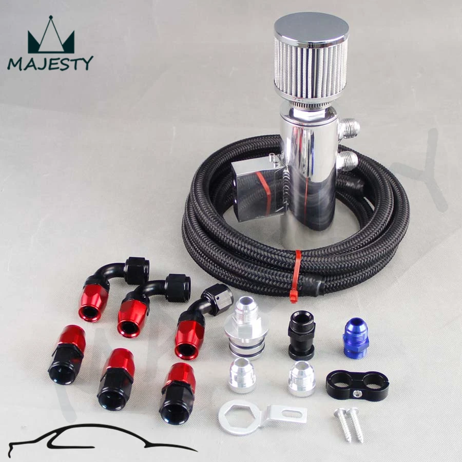 Силовой масло CATCH CAN / BREATHER TANK STREET W/шланги Подходит для Honda Acura VTEC BK /SL
Силовой масло CATCH CAN / BREATHER TANK STREET W/шланги Подходит для Honda Acura VTEC BK /SL