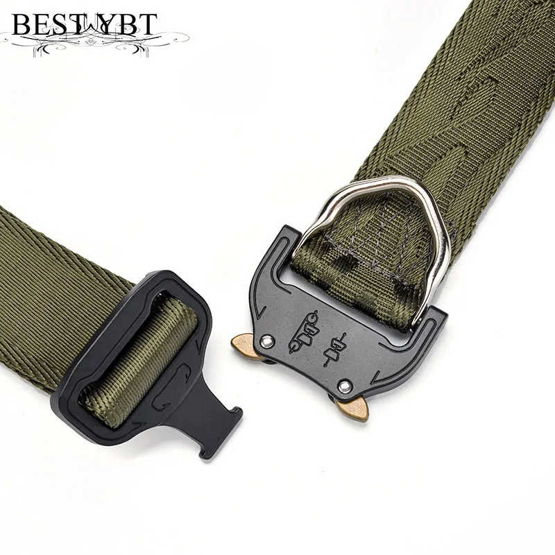 Best YBT Unisex belt New fashion print Nylon Alloy Insert buckle Men belt trend casual students Military training belt
Best YBT Unisex belt New fashion print Nylon Alloy Insert buckle Men belt trend casual students Military training belt