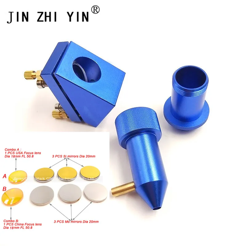 Модель JIN ZHI YIN 1 Набор CO2 лазерная головка для CO2 лазерной гравировки запасные части высокого качества синего цвета с фокусным объективом и зе...
Модель JIN ZHI YIN 1 Набор CO2 лазерная головка для CO2 лазерной гравировки запасные части высокого качества синего цвета с фокусным объективом и зе...