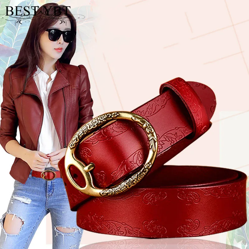 Best YBT Women Belt Imitation leather Alloy Pin buckle Belt Embossing decoration Personality High Quality Hot Selling Belt
Best YBT Women Belt Imitation leather Alloy Pin buckle Belt Embossing decoration Personality High Quality Hot Selling Belt