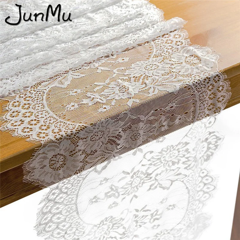 35X300CM Lace Table Runner Wedding Decoration Fringe Edge Floral Table Cloth Birthday Decoration Home Textile
35X300CM Lace Table Runner Wedding Decoration Fringe Edge Floral Table Cloth Birthday Decoration Home Textile