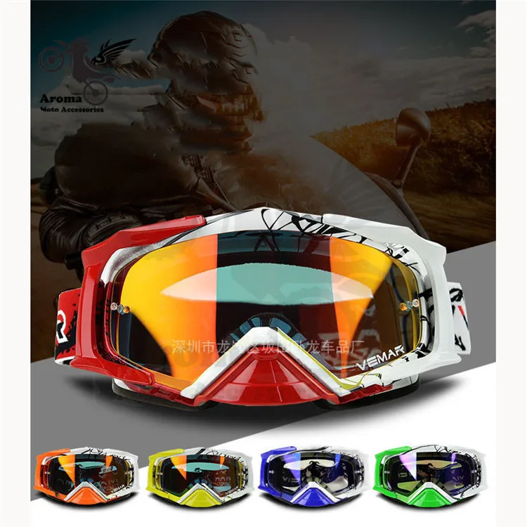 colorful clear lens motorbike eye protection universal moto dirt pit bike Off-road racing motorcycle glasses motocross goggle
colorful clear lens motorbike eye protection universal moto dirt pit bike Off-road racing motorcycle glasses motocross goggle