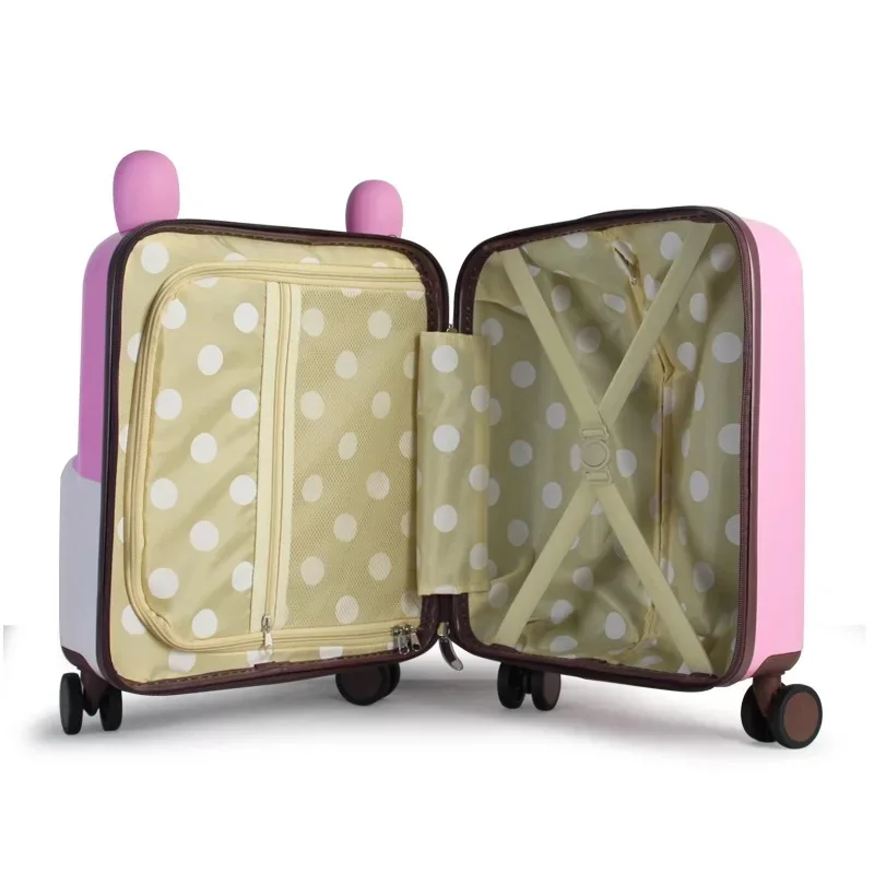 Cartoon kids travel suitcase rolling luggage children's carry on trolley bag cabin trolley case suitcase for kid gift girls 20''
Cartoon kids travel suitcase rolling luggage children's carry on trolley bag cabin trolley case suitcase for kid gift girls 20''