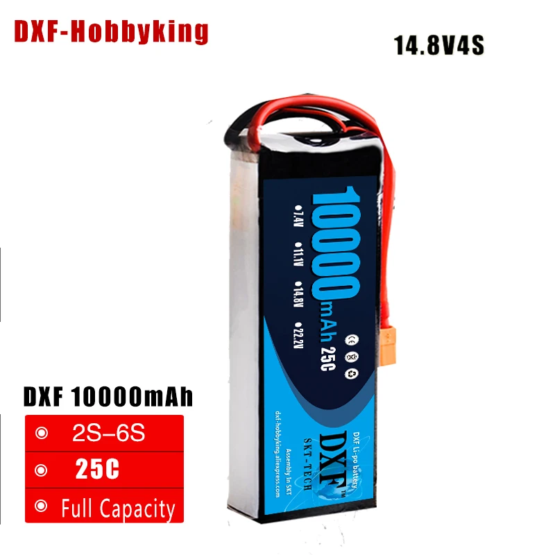 2017 DXF Хорошее качество RC литий-полимерный аккумулятор 14,8 в 10000 мАч 25C макс. 50c Φ для UAV Мультикоптер самолет лодка автомобиль Дрон
2017 DXF Хорошее качество RC литий-полимерный аккумулятор 14,8 в 10000 мАч 25C макс. 50c Φ для UAV Мультикоптер самолет лодка автомобиль Дрон