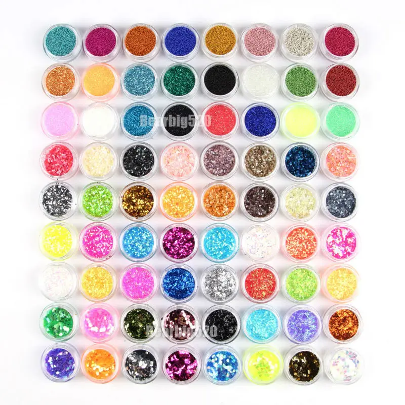 Fashion 72 Pots 3D Acrylic Nail Art Decorations Nail Accessories Charms Crushed Shell Bead Striping Essential
Fashion 72 Pots 3D Acrylic Nail Art Decorations Nail Accessories Charms Crushed Shell Bead Striping Essential