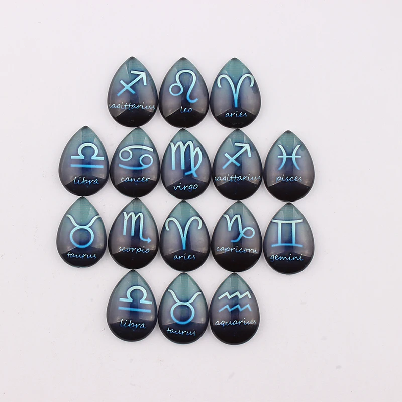 Handmade 18x25mm 13x18mm Glass Constellation Teardrop Flatback Cameo Cabochon Domed DIY Jewelry Charm Photo Pendant Setting
Handmade 18x25mm 13x18mm Glass Constellation Teardrop Flatback Cameo Cabochon Domed DIY Jewelry Charm Photo Pendant Setting