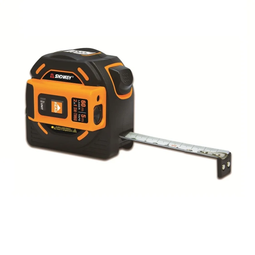 SNDWAY new Laser distance meter Tape rangefinder multi function Self-Locking Hand Tool Device SW-TM40 SW-TM60
SNDWAY new Laser distance meter Tape rangefinder multi function Self-Locking Hand Tool Device SW-TM40 SW-TM60