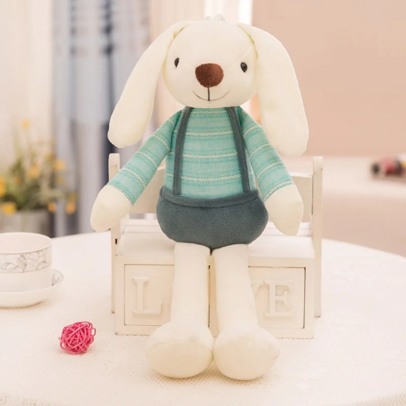 Lovely Rabbit Bunny Plush Doll Toys Baby Soft Bunnies Toy Long Ear Hare dolls Cushion Stuffed Animals Dolls Juguetes | Игрушки и хобби