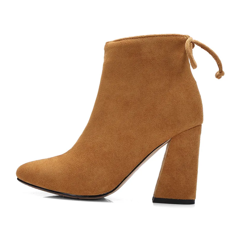 Asumer 2020 New arrive ankle boots for women high heels shoes fashion autumn party womens boots flock zipper lady shoes
Asumer 2020 New arrive ankle boots for women high heels shoes fashion autumn party womens boots flock zipper lady shoes