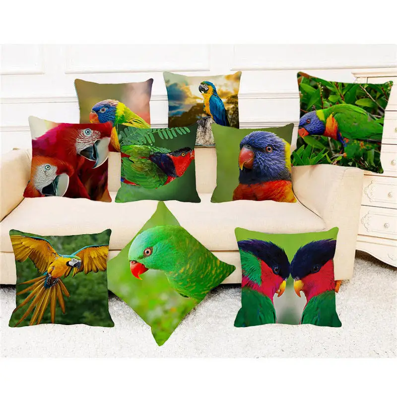 XUNYU 45x45cm Cushion Cover Beautiful HD Parrot Throw Pillow Case Linen Cushion Case Sofa Bed Decorative Pillowcase C0062
XUNYU 45x45cm Cushion Cover Beautiful HD Parrot Throw Pillow Case Linen Cushion Case Sofa Bed Decorative Pillowcase C0062