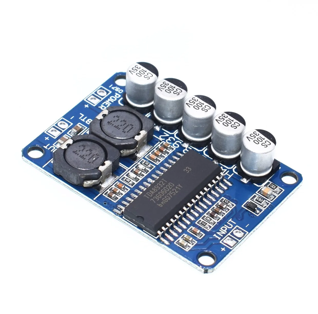 Плата цифрового усилителя малой мощности TDA8932 35 Вт моно модуль|power amplifier board mono|power