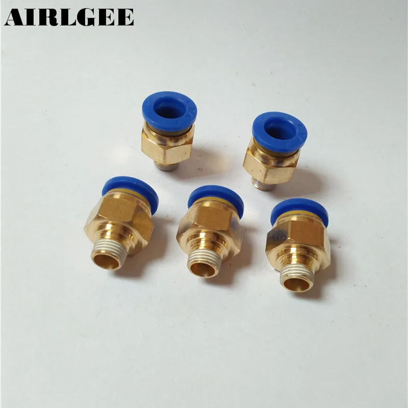 5pcs 1/8 PT Threaded to 10mm Air Tubing Pneumatic Air Quick Release Ftting PC10-01
5pcs 1/8 PT Threaded to 10mm Air Tubing Pneumatic Air Quick Release Ftting PC10-01