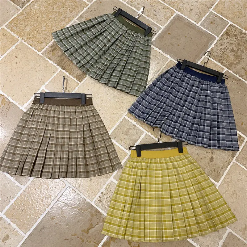 Summer Vintage Yellow Plaid Skirt Women High Waist Japan School Girls Harajuku Uniform Pleated Cosplay Costumes A Line Skirts
Summer Vintage Yellow Plaid Skirt Women High Waist Japan School Girls Harajuku Uniform Pleated Cosplay Costumes A Line Skirts