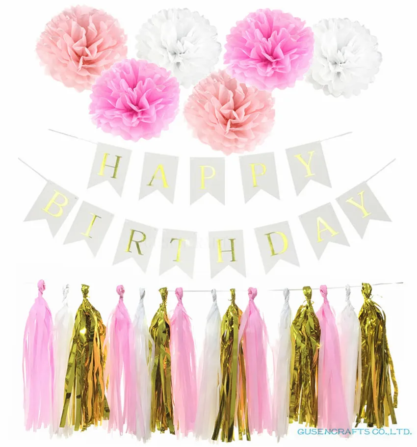 light pink Gold Birthday Decoration Kit Metalic Foil Fringe Tassel Curtain Happy Birthday Banner Party Supplies
light pink Gold Birthday Decoration Kit Metalic Foil Fringe Tassel Curtain Happy Birthday Banner Party Supplies