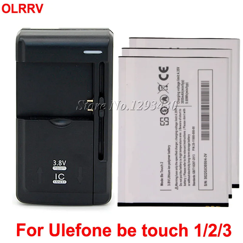 1LOT=1PC Universal Dock Charger +3PCS For Ulefone Be Touch / Be Touch 2/Be Touch 3 Battery Bateria Batterij AKKU 3050mAh
1LOT=1PC Universal Dock Charger +3PCS For Ulefone Be Touch / Be Touch 2/Be Touch 3 Battery Bateria Batterij AKKU 3050mAh