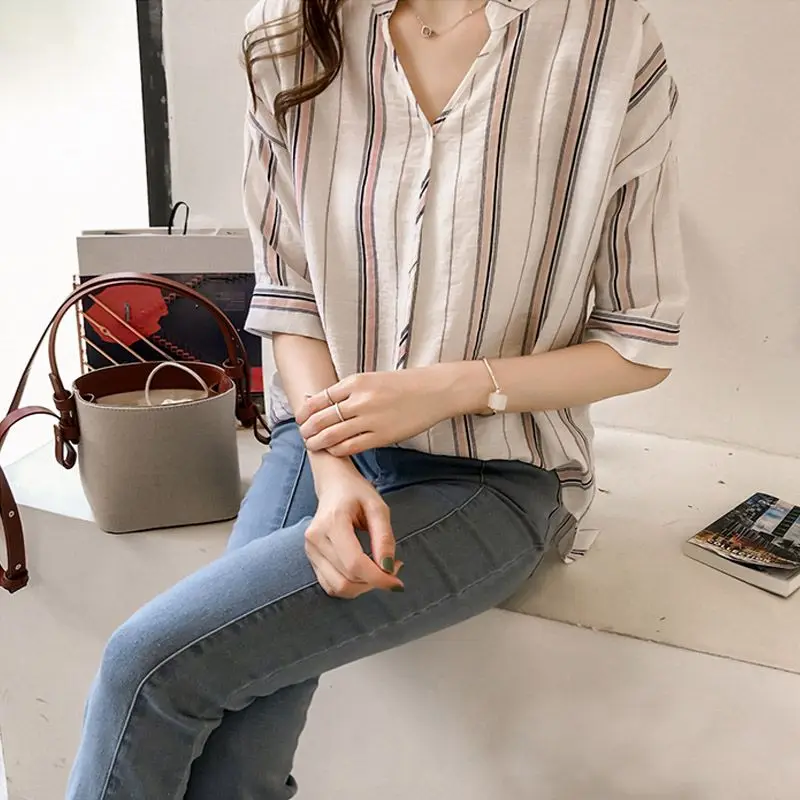 Fashion Short Sleeve Woman Blouse shirt Ladies Summer Shirt Women Casual Tops Slim Elegant Female Blouse 2019 L3
Fashion Short Sleeve Woman Blouse shirt Ladies Summer Shirt Women Casual Tops Slim Elegant Female Blouse 2019 L3
