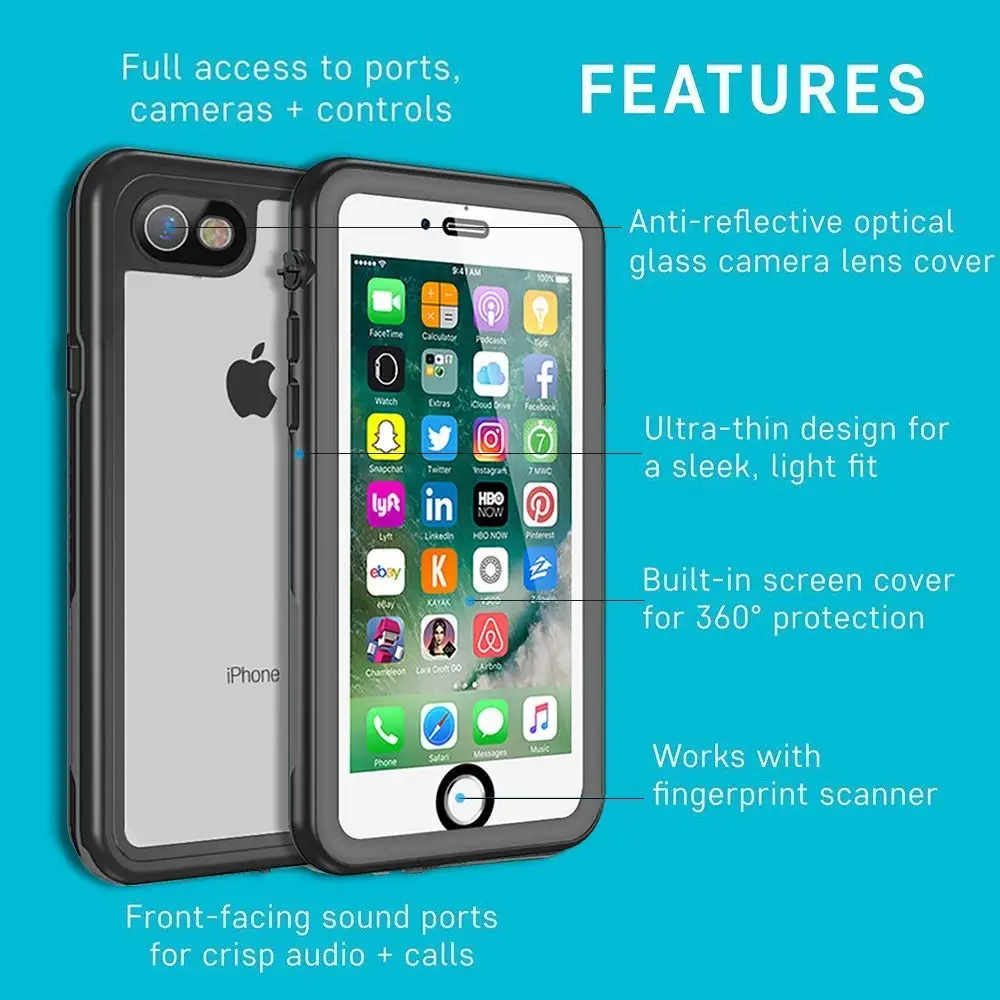 Redpepper For iPhone6/6s Waterproof case 360 full-body plastic Shockproof Dirtproof case for iPhone 6s With Touch ID Case Cover
Redpepper For iPhone6/6s Waterproof case 360 full-body plastic Shockproof Dirtproof case for iPhone 6s With Touch ID Case Cover