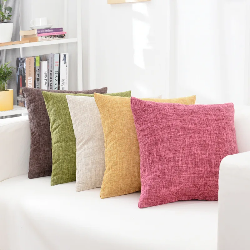 Solid Sofa Waist Cushion Cover Pillow 30x50/40x40/45x45/40x60/50x50/55x55/60x60cm Cheaper Decorative Throw Pillowcase for Home
Solid Sofa Waist Cushion Cover Pillow 30x50/40x40/45x45/40x60/50x50/55x55/60x60cm Cheaper Decorative Throw Pillowcase for Home