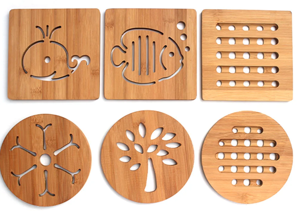 Bamboo Hollow Heat Resistant Pad Wooden Coasters Cup Wedding Table Kitchen Decoration Drink Coasters Placemat
Bamboo Hollow Heat Resistant Pad Wooden Coasters Cup Wedding Table Kitchen Decoration Drink Coasters Placemat